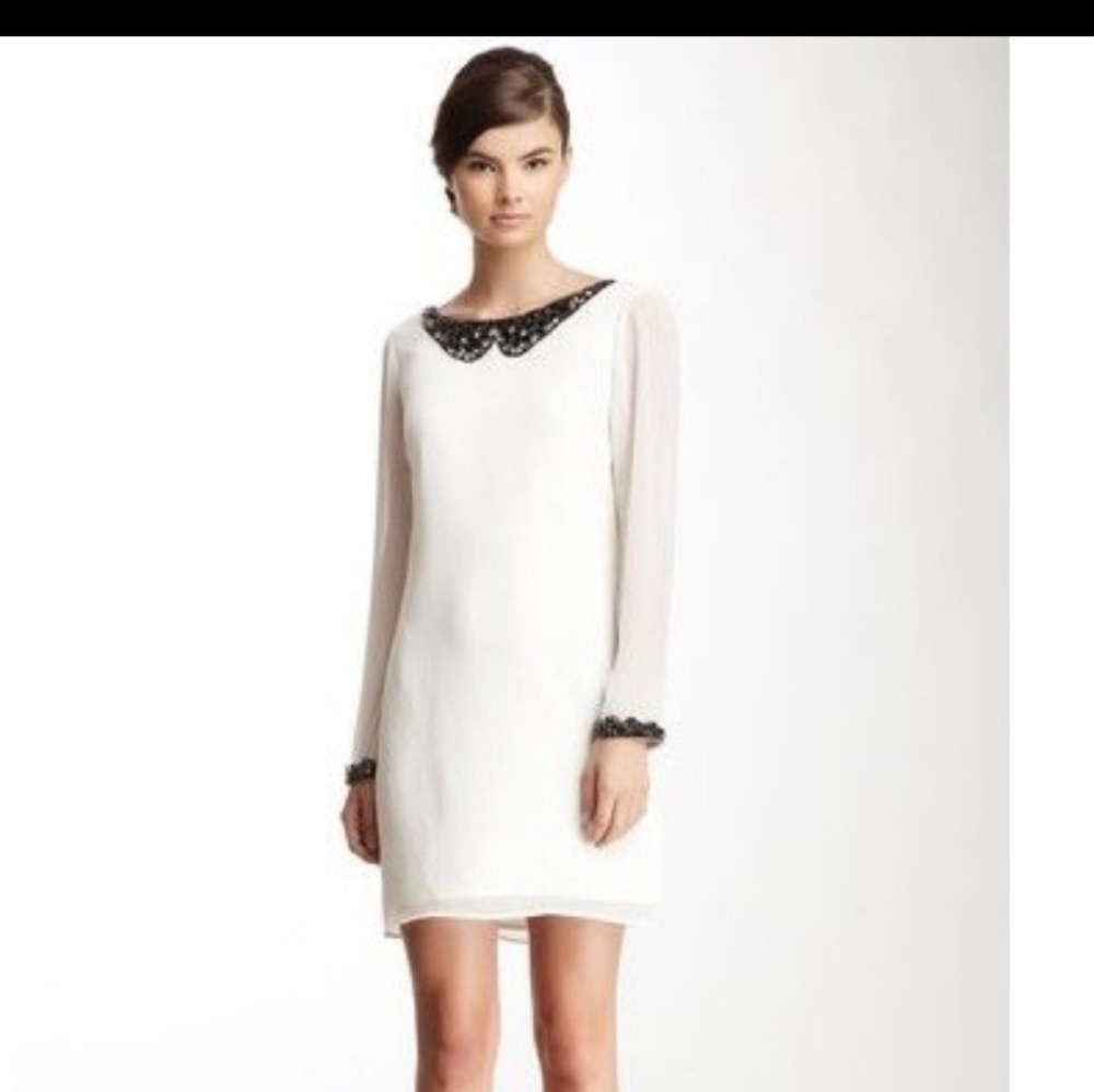 Embellished shift dress